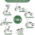 thumbnail image 2 of Triciclo JMMD Baby 7 en 1 multifuncional gris de 18 meses a 5 años, 2 of 6