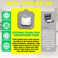 thumbnail image 5 of xcivi 6 Pack Replacement Lemon Scented Deodorizer Pod for Simplehuman, EKO Pod Holder, Compatible with Trash Can, Deodorizer Refills for Bathroom, Closet, Storage, Odor Eliminator for Trash Cans, 5 of 7