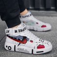 thumbnail image 2 of New animation Naruto print youth leisure sports non-slip wear resistant shoes for young adults small white shoes gift43 Gao Jinjia LED, 2 of 2