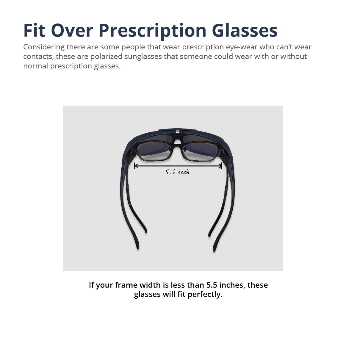 Fits-over Prescription Eyewear for Men and Women Auto Outdoor Polarized Driving Glasses 100% UV400 protection Multi-functional Sunglasses for Day and Night with Switchable Night Vision Lenses