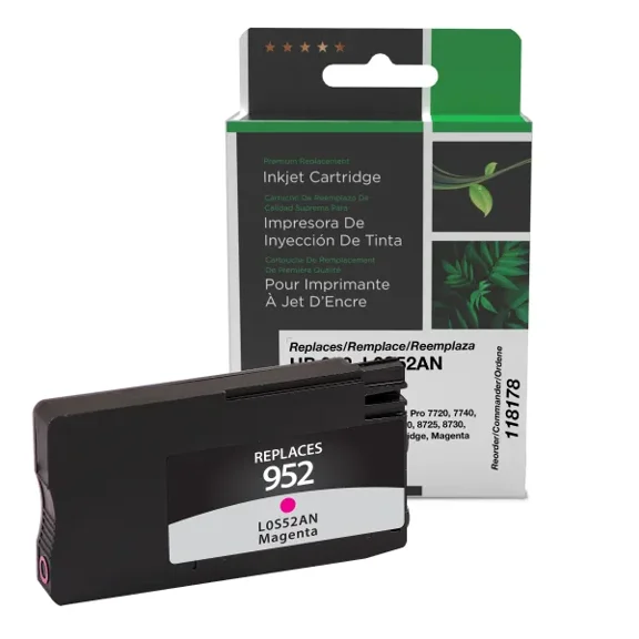 Remanufactured Clover Imaging Magenta Ink Cartridge compatible with HP 952 (L0S52AN)