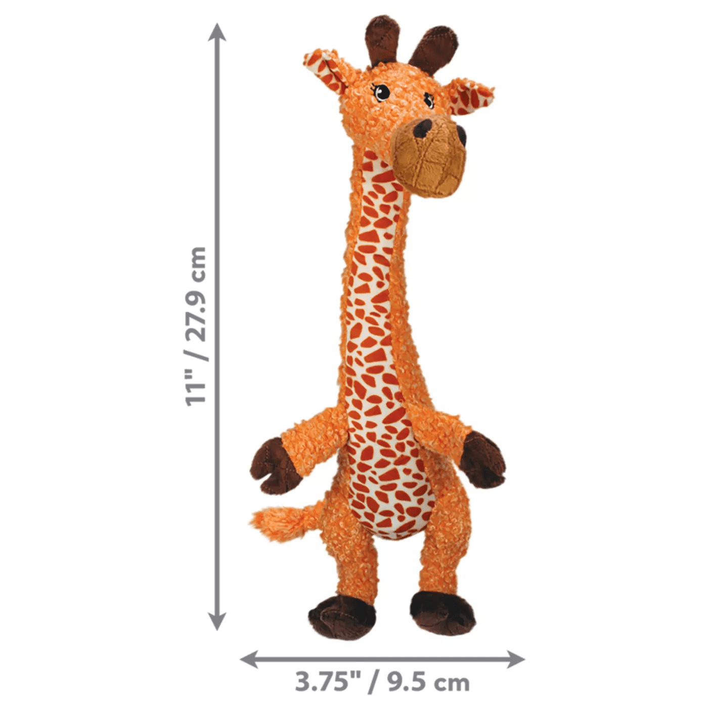 KONG® Shakers Luvs Squeaker Dog Toy, Giraffe, Small