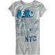 thumbnail image 1 of Aeropostale - Camiseta gráfica para mujer Est New York, gris, mediana, 1 of 1