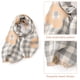 thumbnail image 3 of Chales para mujer Chal de tacto suave de cachemira Bufandas de otoño para mujer Chales y chales Bufanda de punto gruesa y cálida para invierno Poncho abierto al frente, 3 of 5