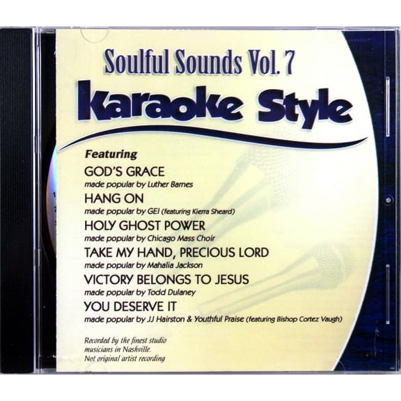 Soulful Sounds Volume 7 Christian Karaoke Style CD G