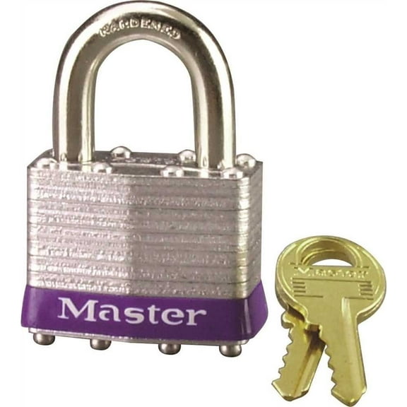 Master Lock Laminated Padlock 1D - Durable Security Lock - Multicolor