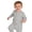 Dark Gray, variant on Infants Unisex Baby Boys Girls Cotton Rompers Long Sleeve Button Sleepers Romper Toddler Footie Pajamas White,9-12 Months