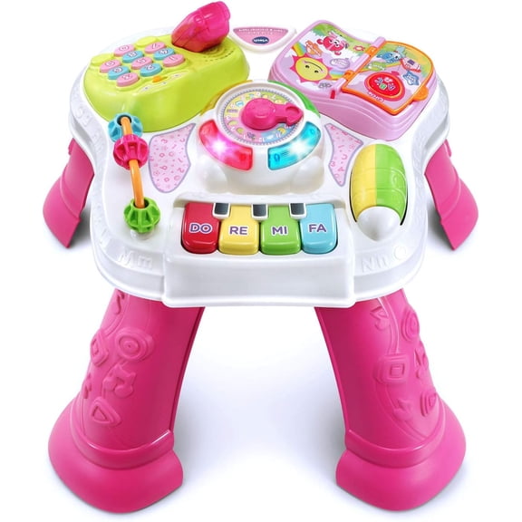 VTech Sit-To-Stand Learn and Discover Table, Pink Exclusive