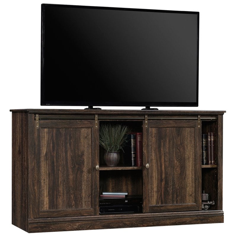 Sauder Barrister Lane Sliding Door Entertainment Credenza Tv Stand
