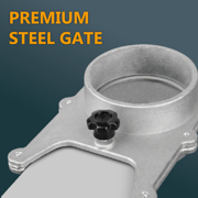 POWERTEC 1PK 3 inch Aluminum Blast Gate for Dust Collection, 70165