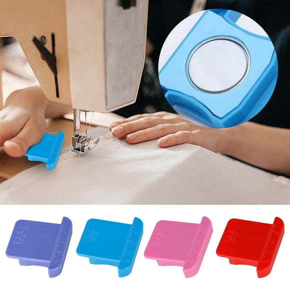 Aimant Plat en Plastique pour Voiture, Protecteur de Rouleau de Tissu Standard avec Échelle, Localisateur Multifonctionnel, Accessoires de Couture