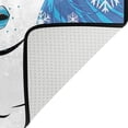 thumbnail image 5 of SKYSONIC Winter Snow Girl Non-Slip Area Rug, Snowflake Floor Carpet Comfort Floor Mats Decor for Indoor Front Porch Living Room Bedroom Kitchen, 36"x24", 5 of 7