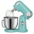thumbnail image 2 of Cuisinart Stand Mixer, 12 Speed, 5.5 Quart Stainless Steel Bowl, Chef’s Whisk, Mixing Paddle, Dough Hook, Splash Guard w/ Pour Spout, Periwinkle Blue, SM-50BL, 2 of 4