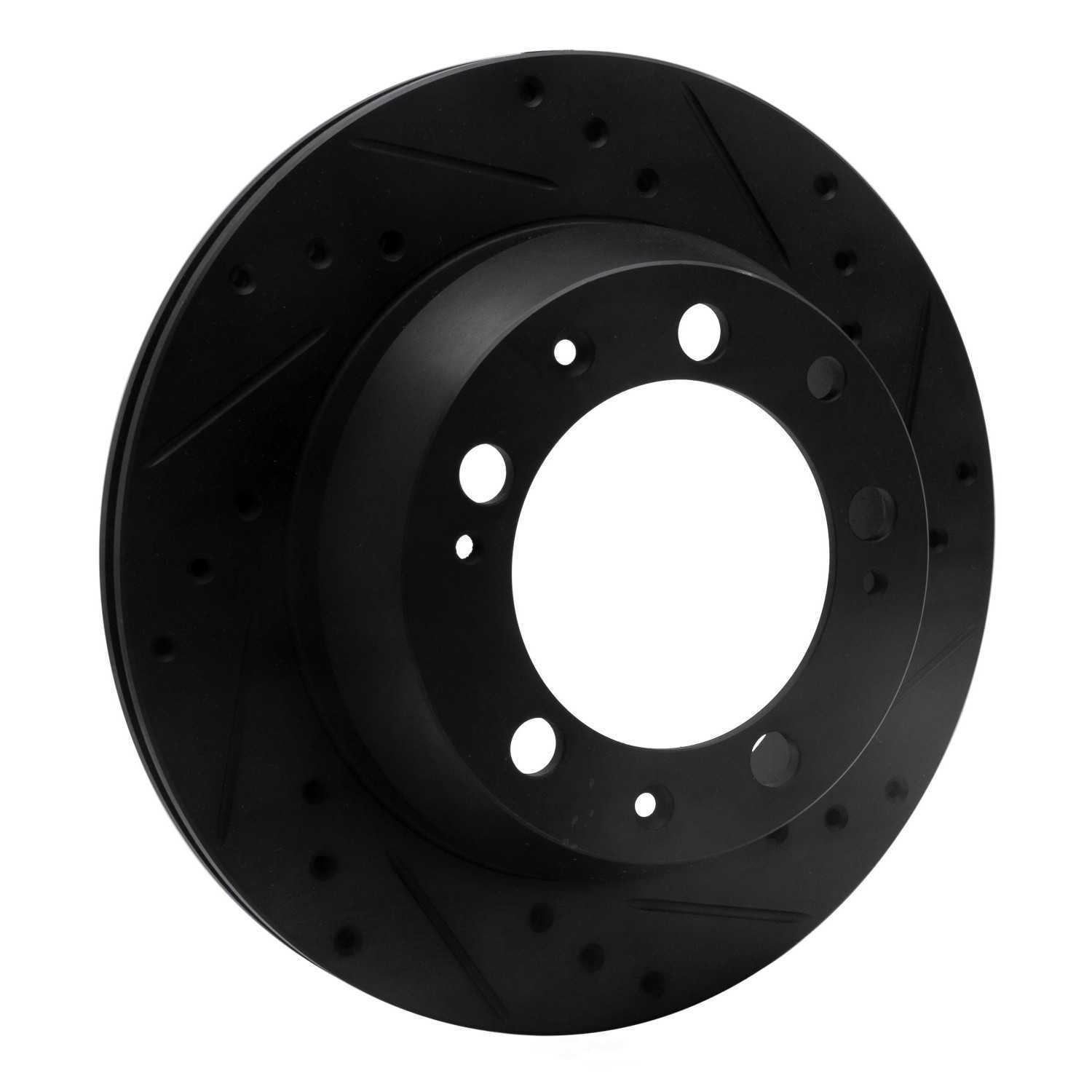 Dynamic Friction Company 633-02006R DFC Brake Rotor - Drilled And Slotted - Black