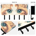 thumbnail image 2 of Cat Pixel Key Holder for Wall Mail Holder Organizer with 5 Key Hooks Wall Mount Key Rack with Shelf, 2 of 6