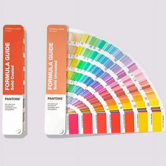Pantone Formula Guide Coated & Uncoated (GP1601B), 2,390 Spot Colors, Graphic Design & Printing Tool