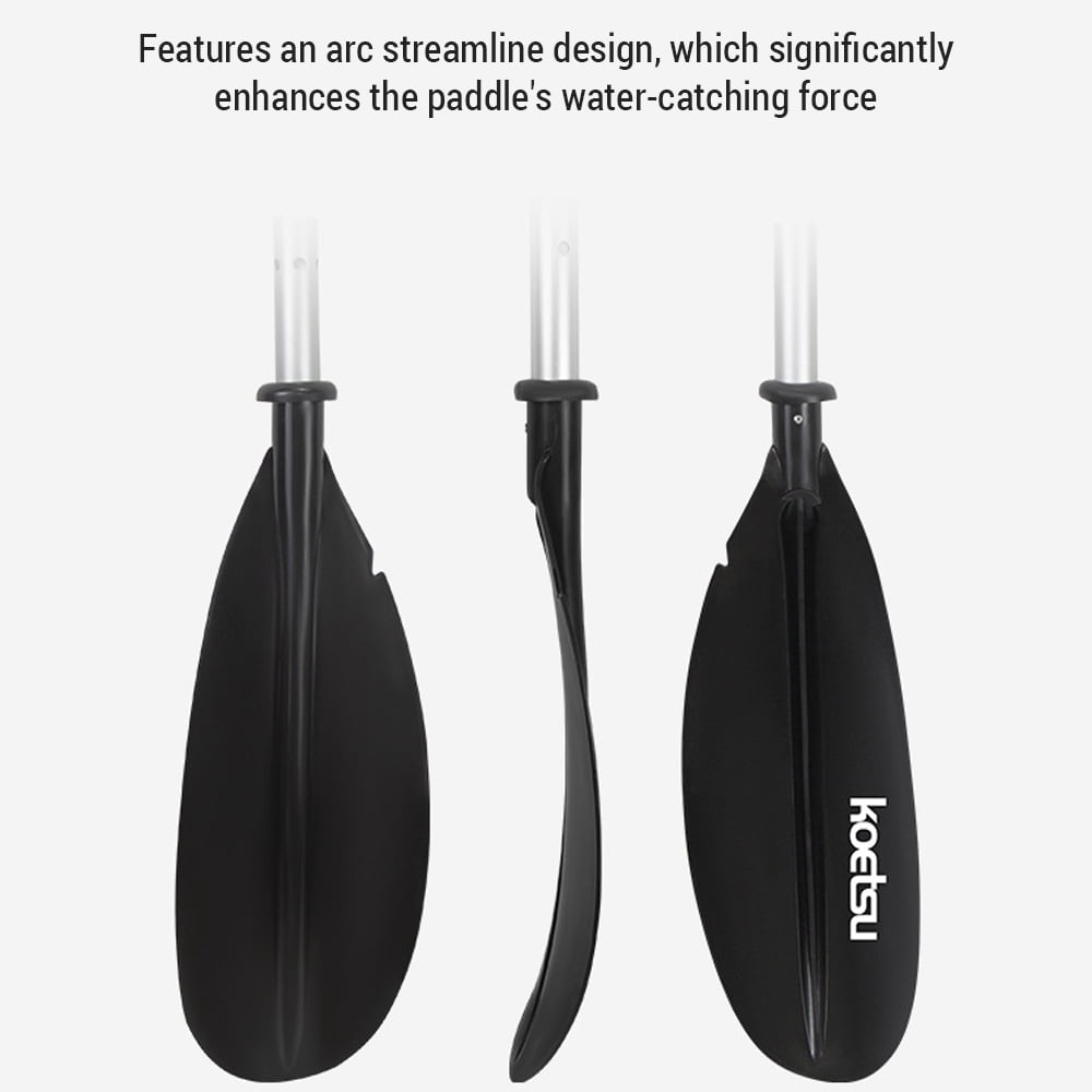 Detachable Kayak Paddles Paddle Four Sections Detachable Adjustable Kayak Paddles Aluminum Alloy Shaft Paddle Double Head Paddle
