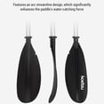thumbnail image 2 of KOETSU KOETSU 4-Section Aluminum Alloy Kayak Paddle with Arc Streamline Design, Flow Guide Teeth, and Water Stop Ring for Efficient Rowing - Blue, 2 of 6