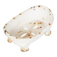 thumbnail image 2 of Zingz & Thingz Cast-Iron Bathtub Soap Dish - 5" - White, 2 of 3
