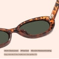 thumbnail image 3 of Gafas de sol miyya Old Money Polarizadas Ovaladas 2025 UV400, 3 of 9