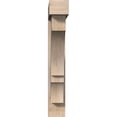 thumbnail image 2 of Ekena Millwork 7 1/2"W x 42"D x 48"H Balboa Block Smooth Bracket w/ Offset Brace, Douglas Fir, 2 of 25