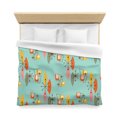 thumbnail image 3 of Mid Century Geometric Diamond Franciscan Starburst Duvet Cover, 3 of 10