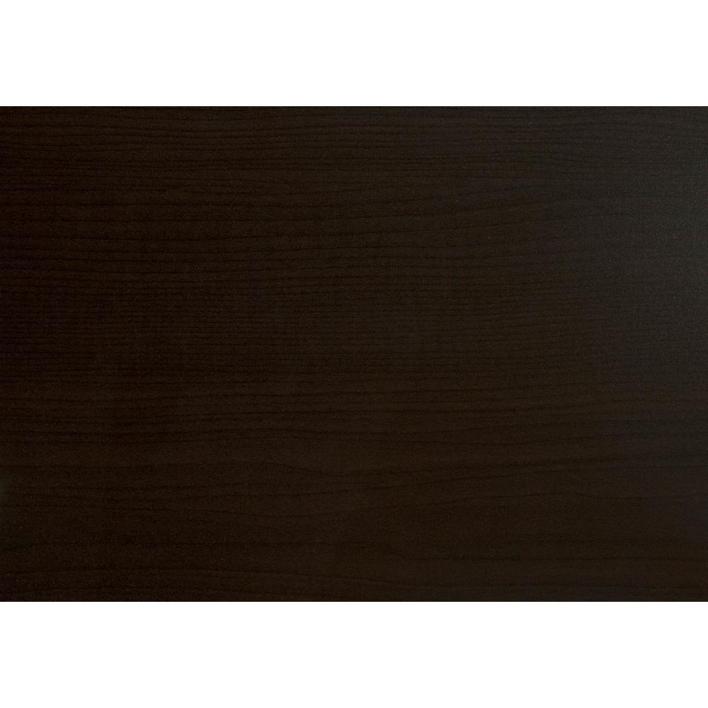 Computer Desk Home Office Corner 42"L Work Laptop Metal Brown