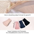 thumbnail image 6 of Womens Cotton Wide Brim Sun Hats UPF50+ UV Packable Beach Hat Summer Bucket Cap for Travel, 6 of 6