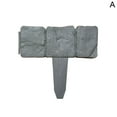 thumbnail image 1 of Husfou Garden Edging Borders, 10 Pack Effect Fence Border in Lawn Edging Plant Border Garden Landscape Edging Walkways, 1 of 7