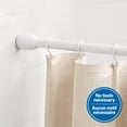 thumbnail image 2 of Mainstays Adjustable Shower Curtain Tension Rod, 43" to 72", White, 2 of 4