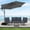Gray, variant on Autlaycil 6 pcs Patio Furniture Set, 10ft Cantilever Offset Patio Umbrella and Base, Wicker Rattan Rocker Loveseat, Swivel Rocking Chairs, Coffee Table - Brown