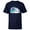 Navy, variant on Monsters Inc. Mike, Sully & Boo Holiday Snowball - Short Sleeve T-Shirt for Kids - Customized-Red