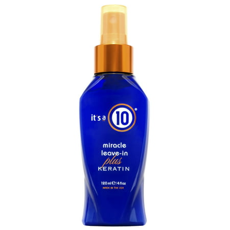 It's A 10 Miracle Leave-In Plus Keratin, 4 Oz (Best Leave In Keratin Treatment)