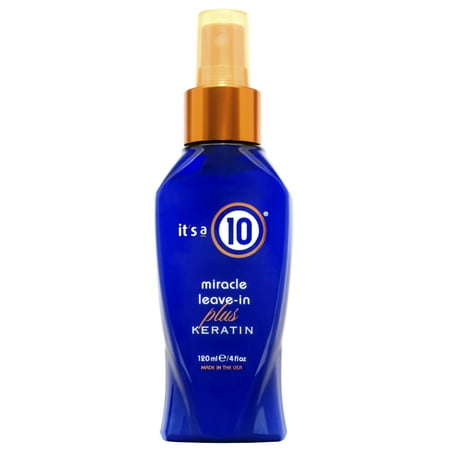 It's A 10 Miracle Leave-In Plus Keratin, 4 Oz (Best At Home Keratin)