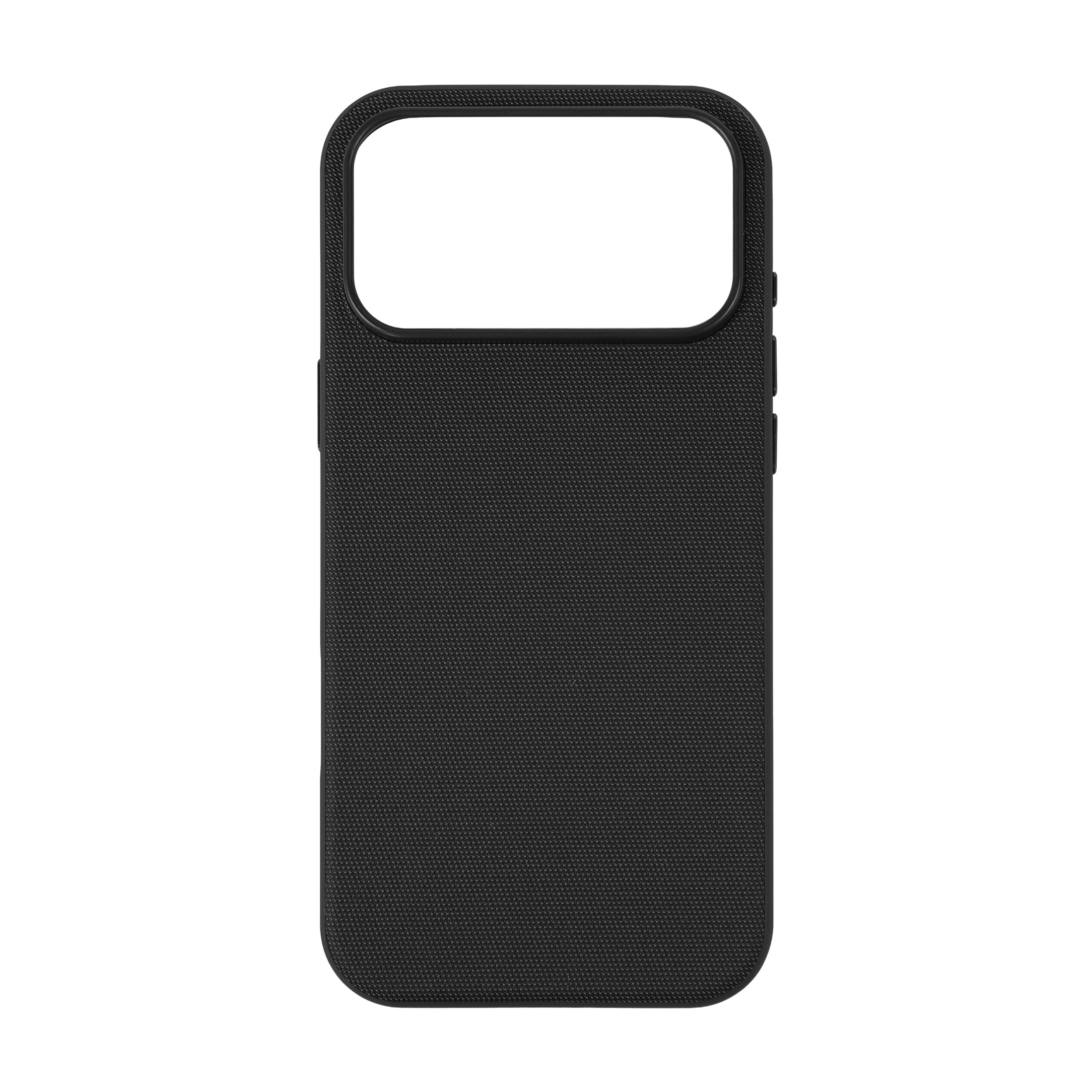 onn Woven Tech Case for Apple iPhone 18 Pro Max and iPhone 17 Pro Max, Black