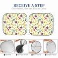 thumbnail image 6 of Xecao Vegetable for Foldable Car Sun Shades (2-Pack) offer sun protection with an easy-fold design for convenient windshield shading., 6 of 7