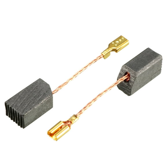 Unique Bargains Carbon Brushes for Electric Motors 14mm x 8.5 x 6.5mm Replacement Part Set of 2