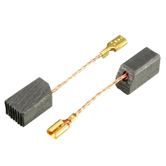 Carbon Brushes for Electric Motors 14mm x 8mm x 5mm Replacement Part Set of 2