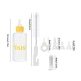 thumbnail image 3 of HHBEAUTY 7Pcs Pet Nursing Bottle Kits Nursing Bottle Kits Replacement Nipple Cat Feeding Bottle for Newborn Kittens, Puppies, Rabbits, Small Animals, Yellow, 3 of 9