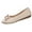 #115-Beige, variant on Women's Fashionable Casual Slip-On Driving Moccasins - Round Toe Bow Detail Low-Cut Comfortable Wedge Heel Shoes for Everyday Comfort and Stylish Outfits