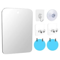 VerPetridure Anti-fog Mirror Suction Cup Hanging Shaving Mirror Set That Is Not Easy To Break