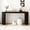 Black, variant on Vertical Stripe Accent | Ideal for Bedroom or Entryway | Combines Style and Function