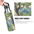 thumbnail image 4 of Yayeee 20oz Insulated Water Bottle Double Wall Stainless Steel with Flip Straw Lid, Pine Tree, 4 of 7