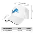 thumbnail image 4 of Lion Sport Logo Men Women Sandwich Cap Classic Baseball Capunisex Adjustable Casquette Dad Hat, 4 of 5