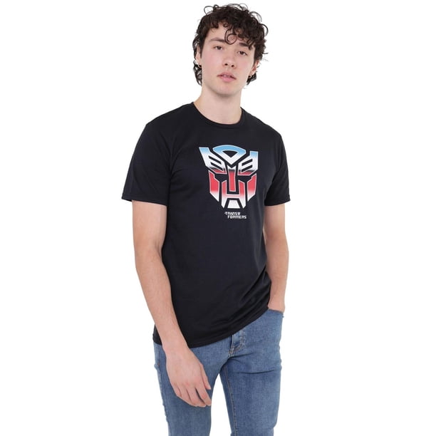 Transformers - Camiseta de Autobots Logotipo para Hombre (Negro)