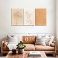 thumbnail image 2 of Elephant Stock The Art Of Botanical Wall Art - Horizontal Multi Panel Canvas - Living Room Wall Decor - Floral And Botanical Multi Panel - Beige And Orange Decor - 62" x 30", 2 of 8