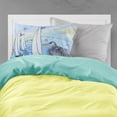 thumbnail image 2 of Carolines Treasures JMK1001PILLOWCASE Blue Heron Sailboats Dog River Bridge Fabric Standard Pillowcase Standard, 2 of 2