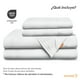 thumbnail image 4 of Juego de Funda para Edredón Dreamlab 2 Piezas Queen Size 228cm x 228cm con Rayas Satinadas Blanco, 4 of 8