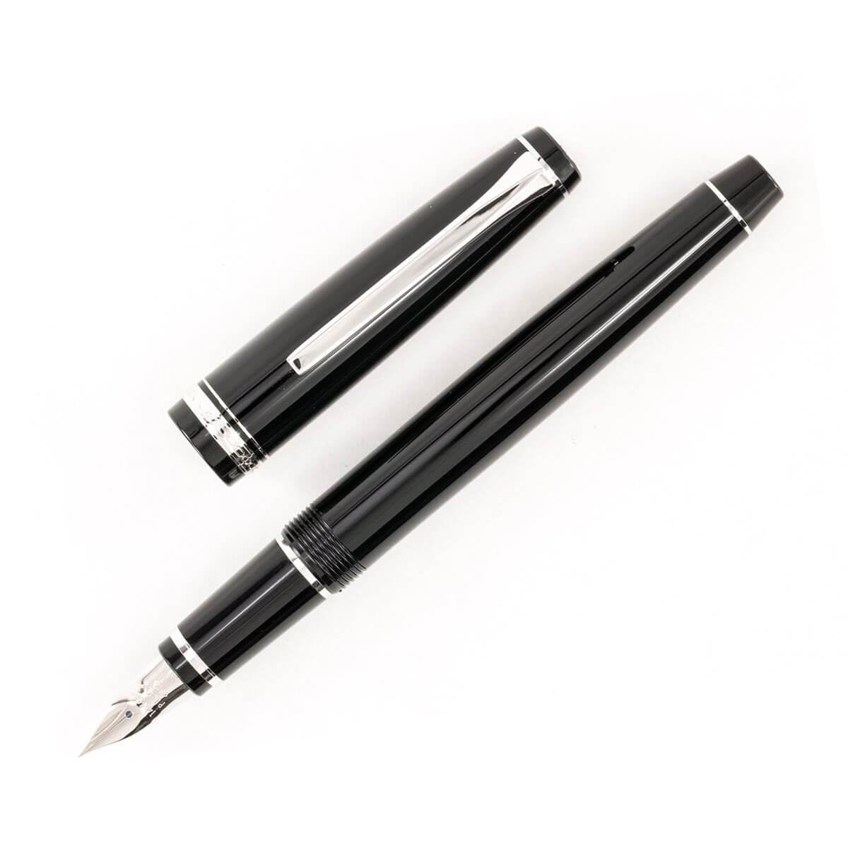 Pilot Falcon Black Fountain Pen - Extra Fine