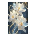 thumbnail image 2 of BZSMCE Kitchen Towels Creative White Lotus with Golden Aura Pattern Durable Kitchen Towel, 2 of 7